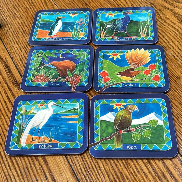Vintage Jason Products Limited Birds of a Feather design coasters. Six coasters - Picture 5 of 13